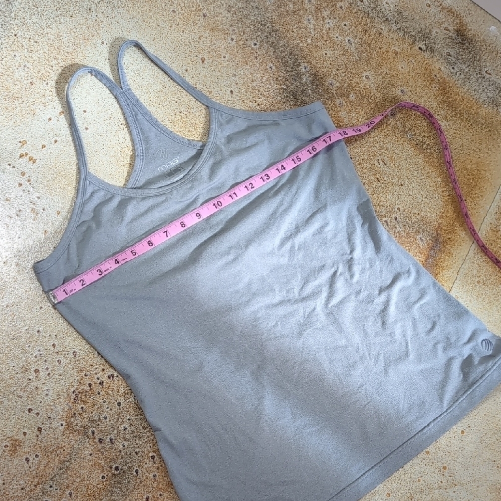 MPG | Gray Athletic Fitted Tank Top With Camisole Size XL 1X - Picture 6 of 9